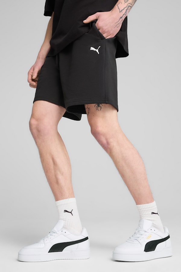 WARDROBE ESS Relaxed Shorts 7" Men, PUMA Black, extralarge-GBR
